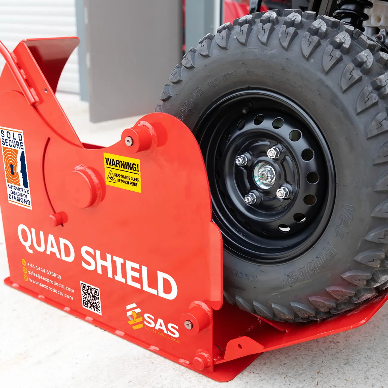 Quad Shield Wheel Clamp