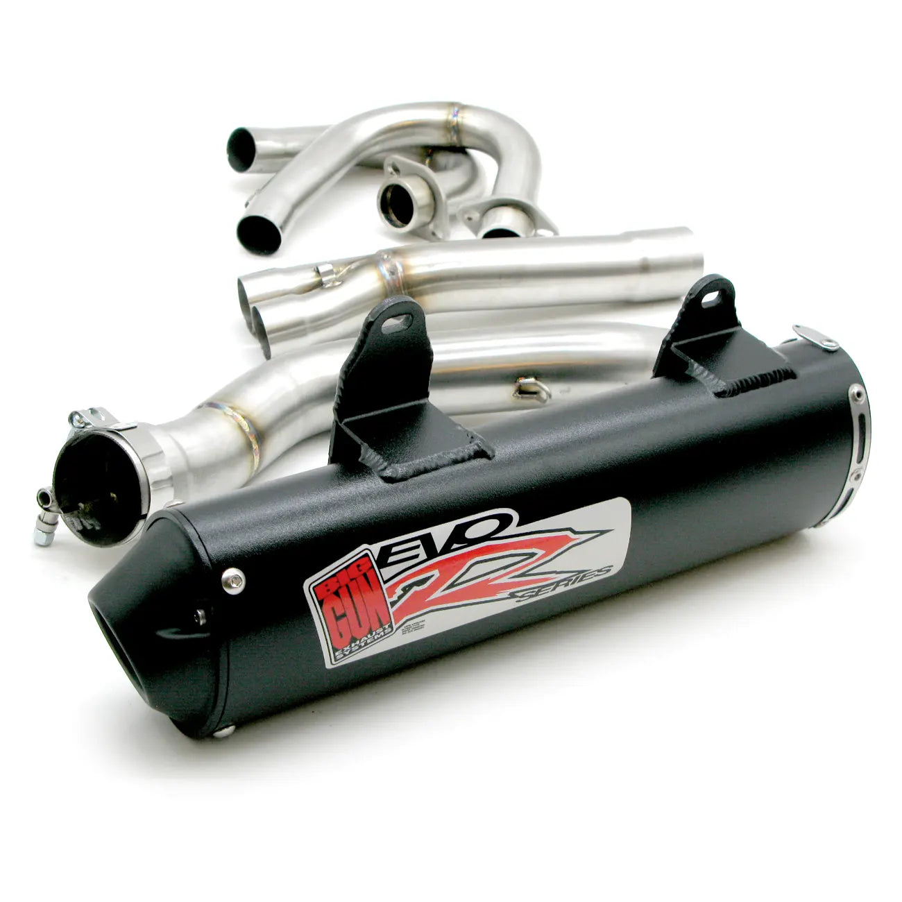 Exhaust - EVO R Full Exhaust System in Black for Polaris Predator 500
