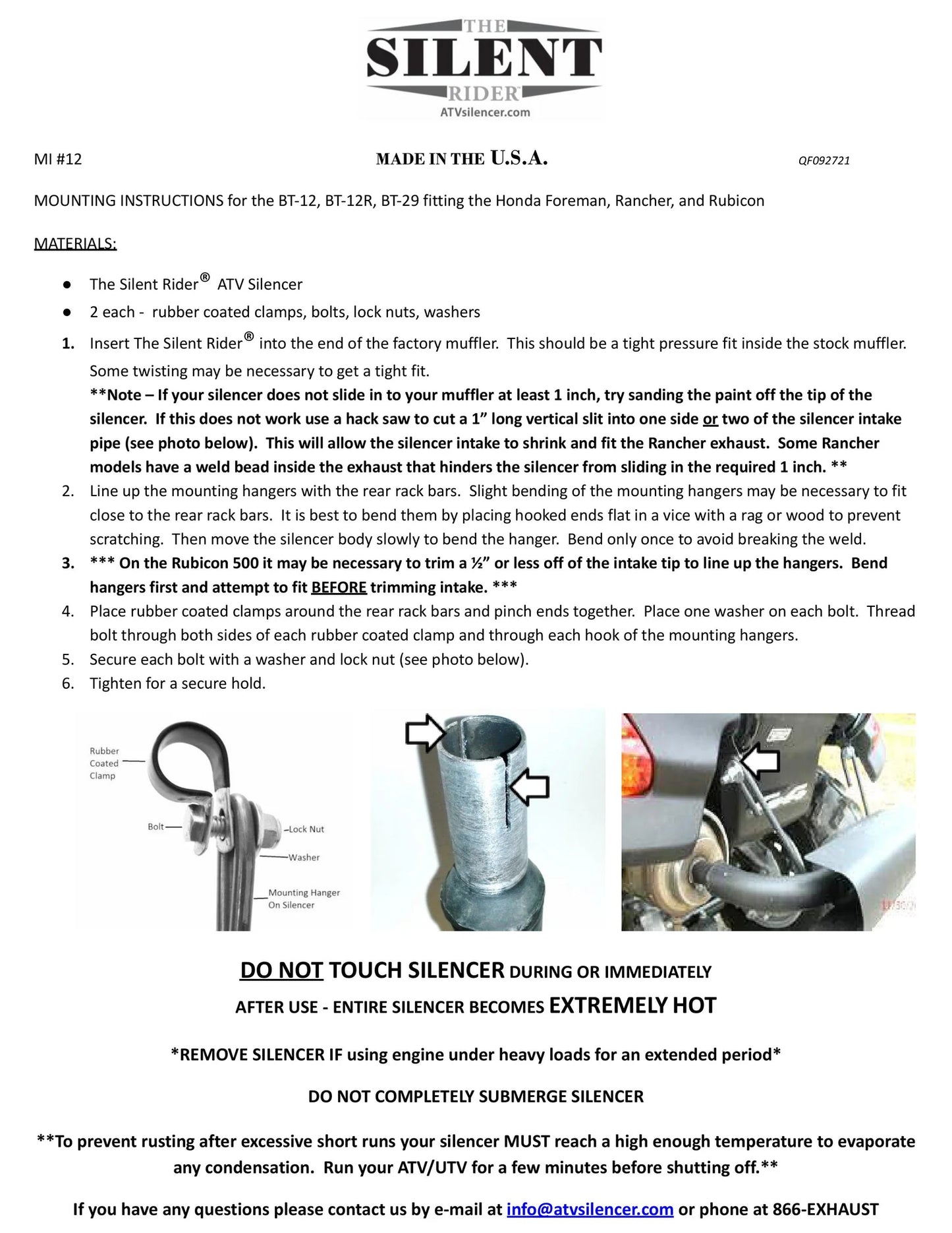 Exhaust - Benz Silent Rider Auxiliary Muffler for Honda Applications