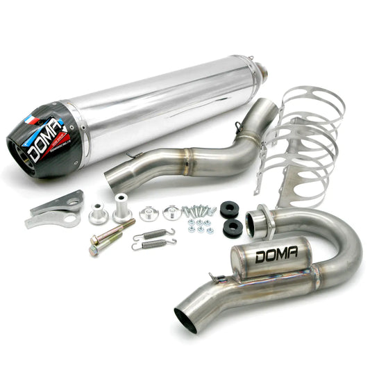 Exhaust - MX Stainless/Carbon for Yamaha YFZ450R