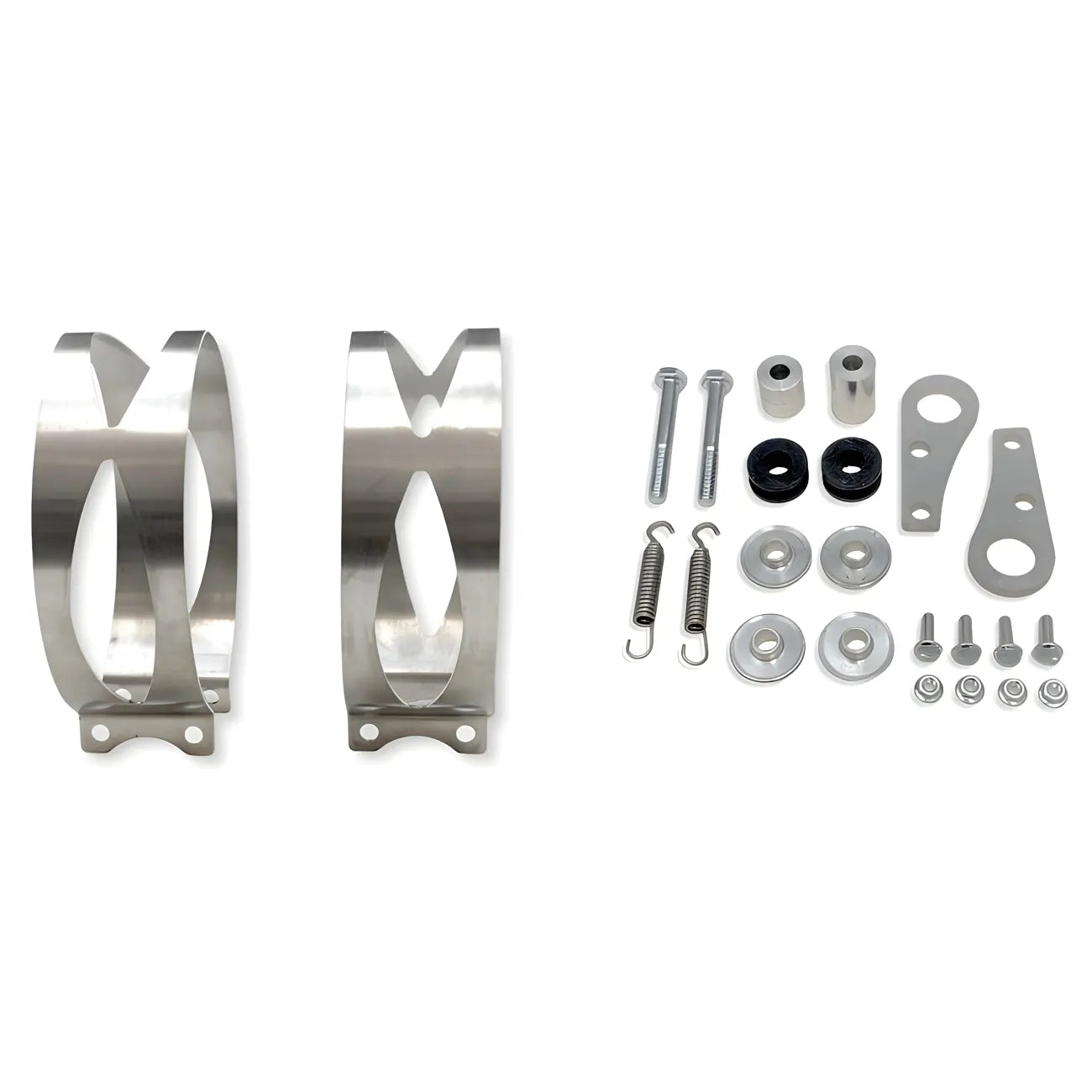 Exhaust - MX Stainless/Carbon for Yamaha Raptor 700