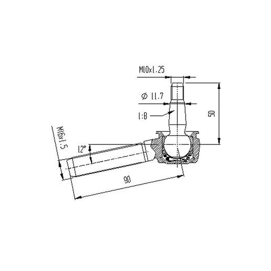 A-Arm Ball Joint (Laeger/JB/JD/Houser - Upper) for Yamaha aftermarket A-Arm Applications