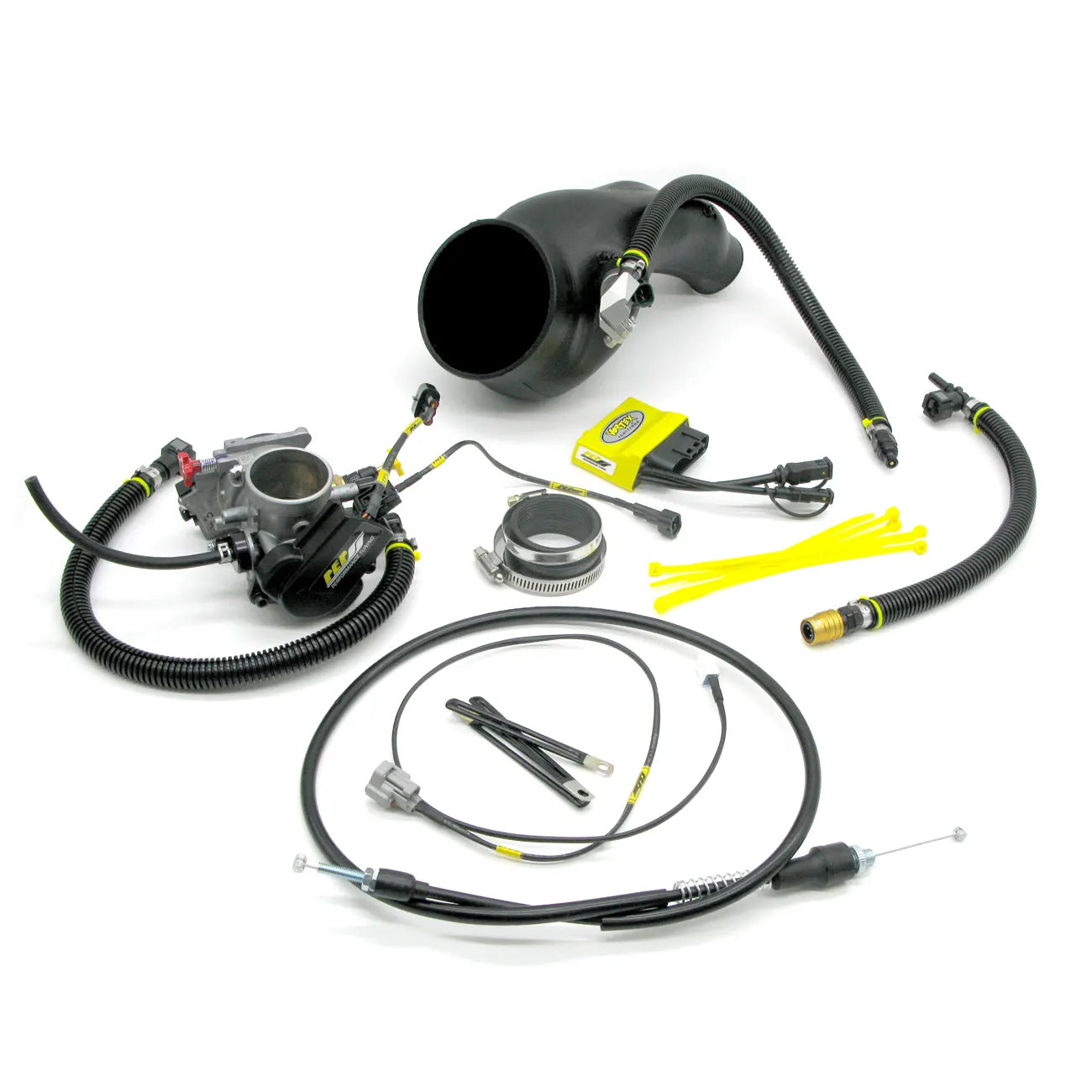 Intake Manifold Full Upgrade Kit (Manifold/Throttle Body/ECU/Lines & Cables) for Yamaha YFZ450R