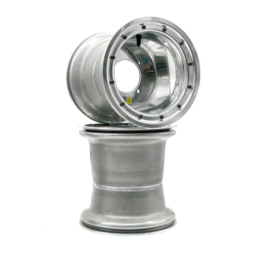 Wheels - Ultimate Yellow Beadlock 10" Polished Pair