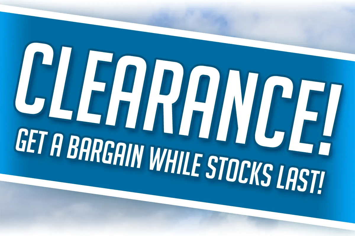 Clearance and Sale Products
