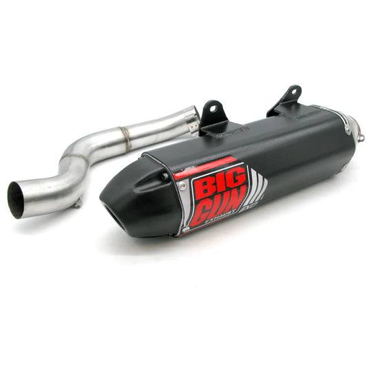 Exhaust - EXO Slip-On Silencer in Black for Suzuki/Yamaha Applications