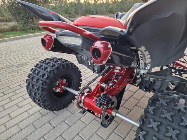 Exhaust - Force-4 Twin Megaphone Comp Full Exhaust Twin System for Yamaha Raptor 700