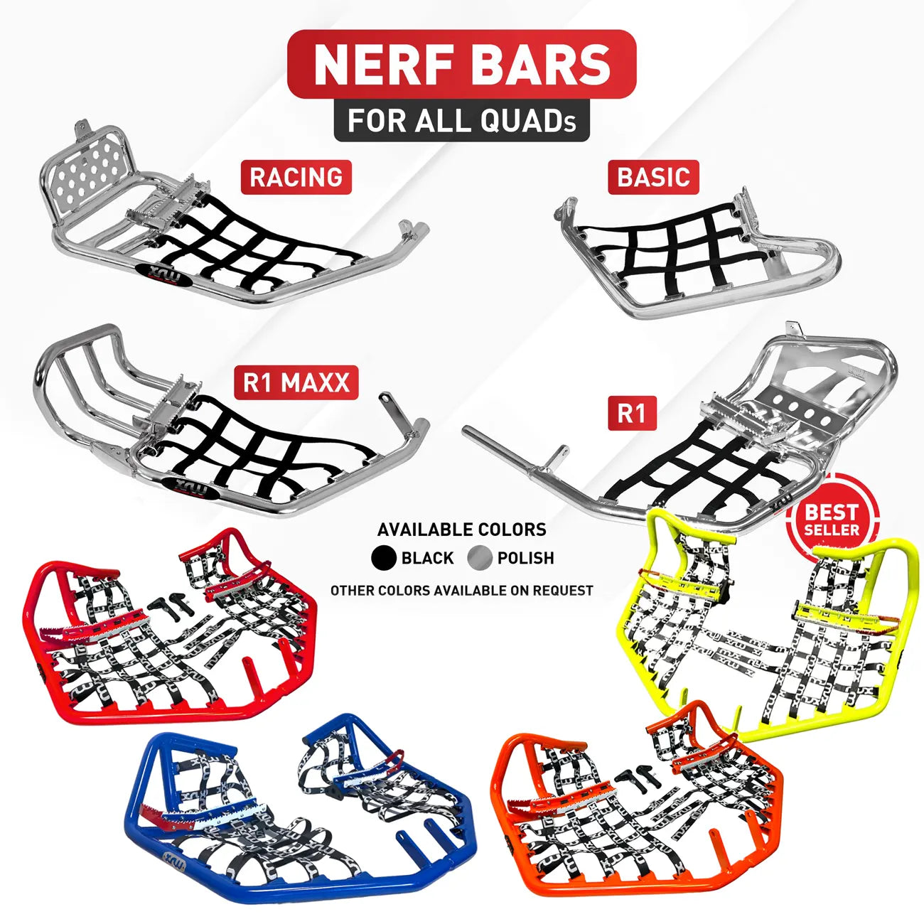 Nerf Bars - Basic for Honda Applications