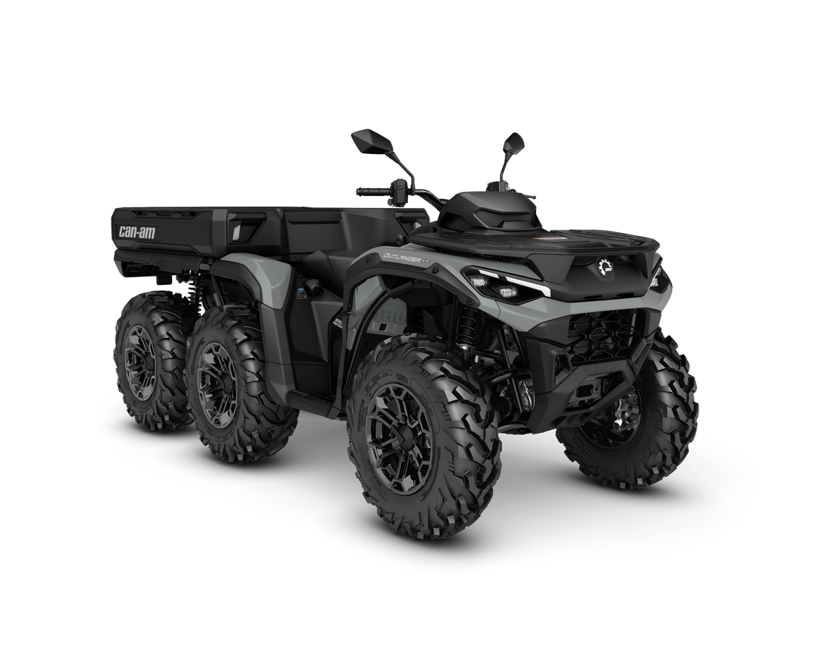 2027 Can-Am Outlander 6x6 DPS T 1000 front three-quarter view