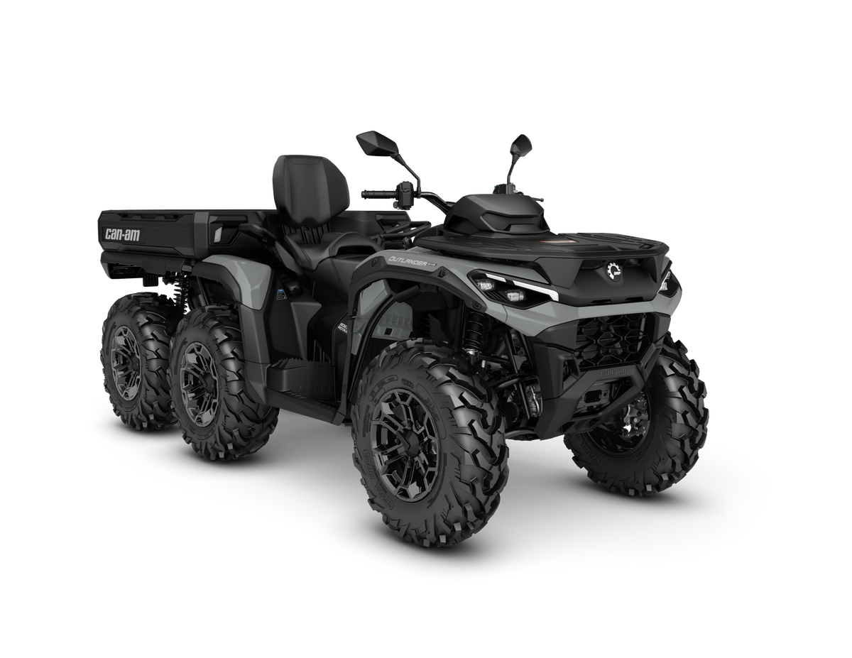 2027 Can-Am Outlander MAX 6x6 DPS T 1000 front three-quarter view