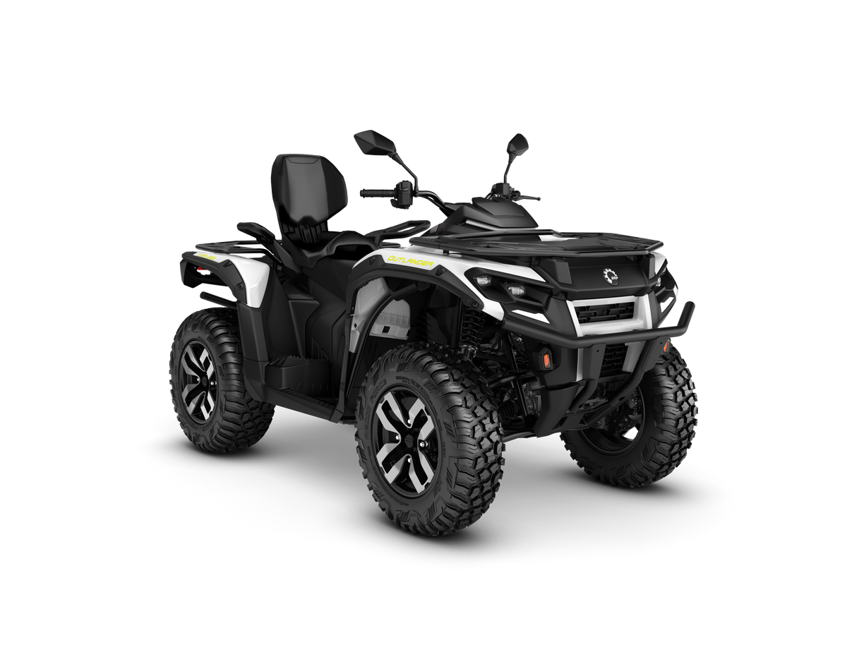2027 Can-Am Outlander MAX Electric T front three-quarter view