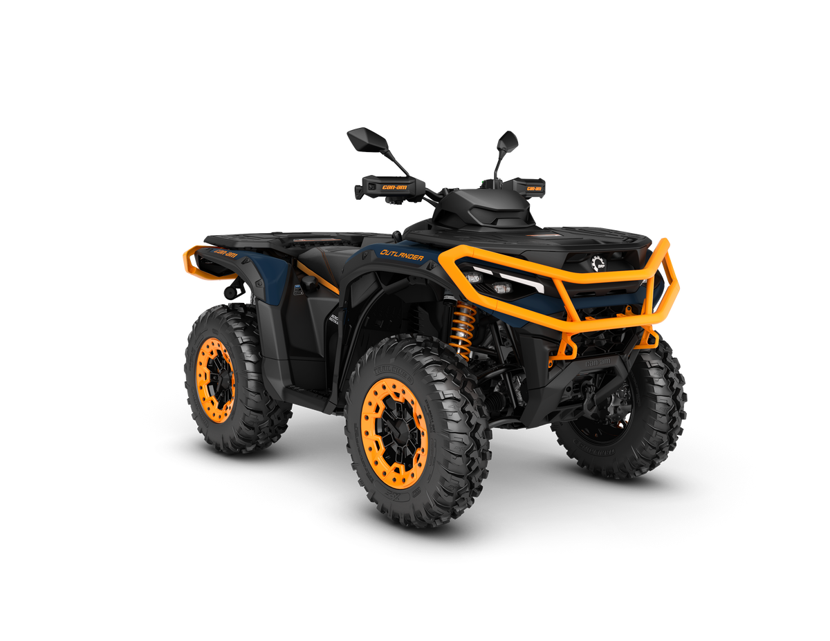 2027 Can-Am Outlander XT-P T ABS 1000R in Dusty Navy and Orange Crush