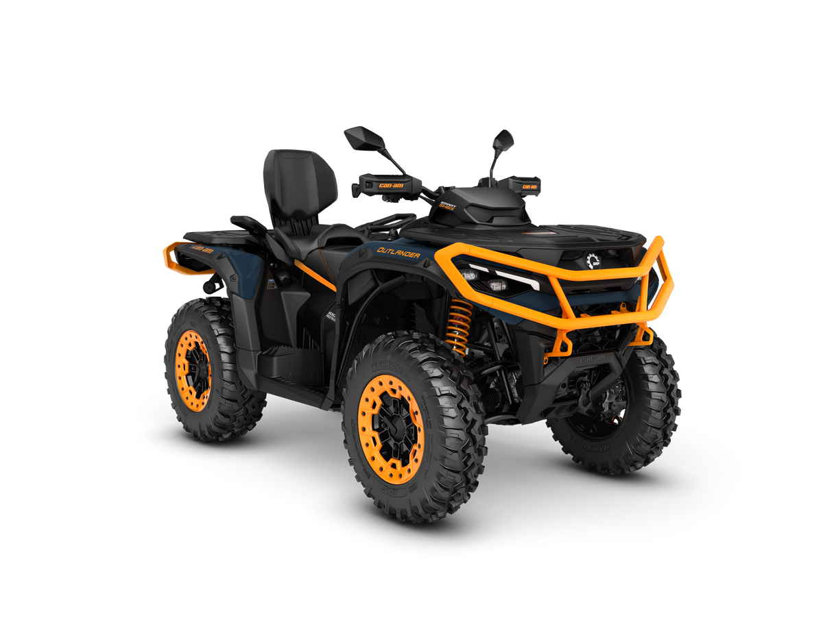 2027 Can-Am Outlander MAX XT-P T ABS 1000R with SAS in Dusty Navy and Orange Crush