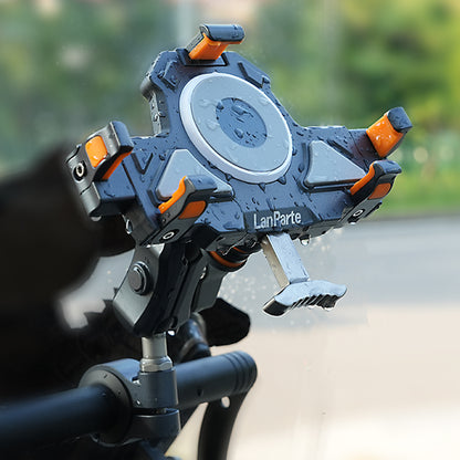 Mobile Phone Holder with Wireless Charging & Clamp