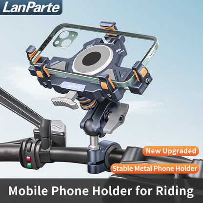 Mobile Phone Holder with Wireless Charging & Clamp