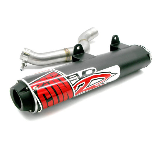 Exhaust - EVO R Slip-On Silencer in Black for Yamaha Applications