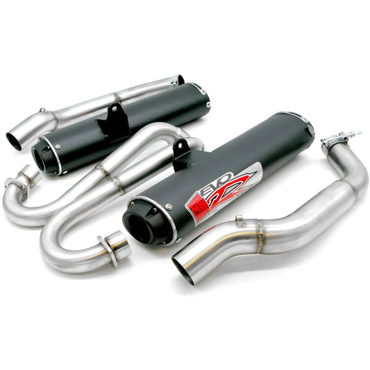 Exhaust - EVO R Full Exhaust Twin System for Yamaha Raptor 700 in Black