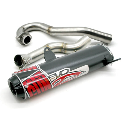Exhaust – EVO R Full Exhaust System in Black for Suzuki LTR450