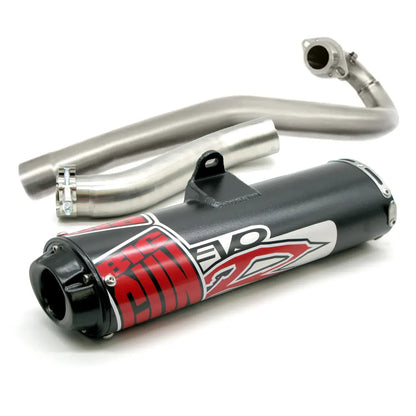 Exhaust – EVO R Full Exhaust System in Black for Kawasaki KFX400
