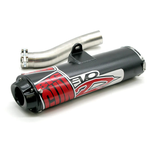 Exhaust - EVO R Slip-On Silencer in Black for Kawasaki KFX400