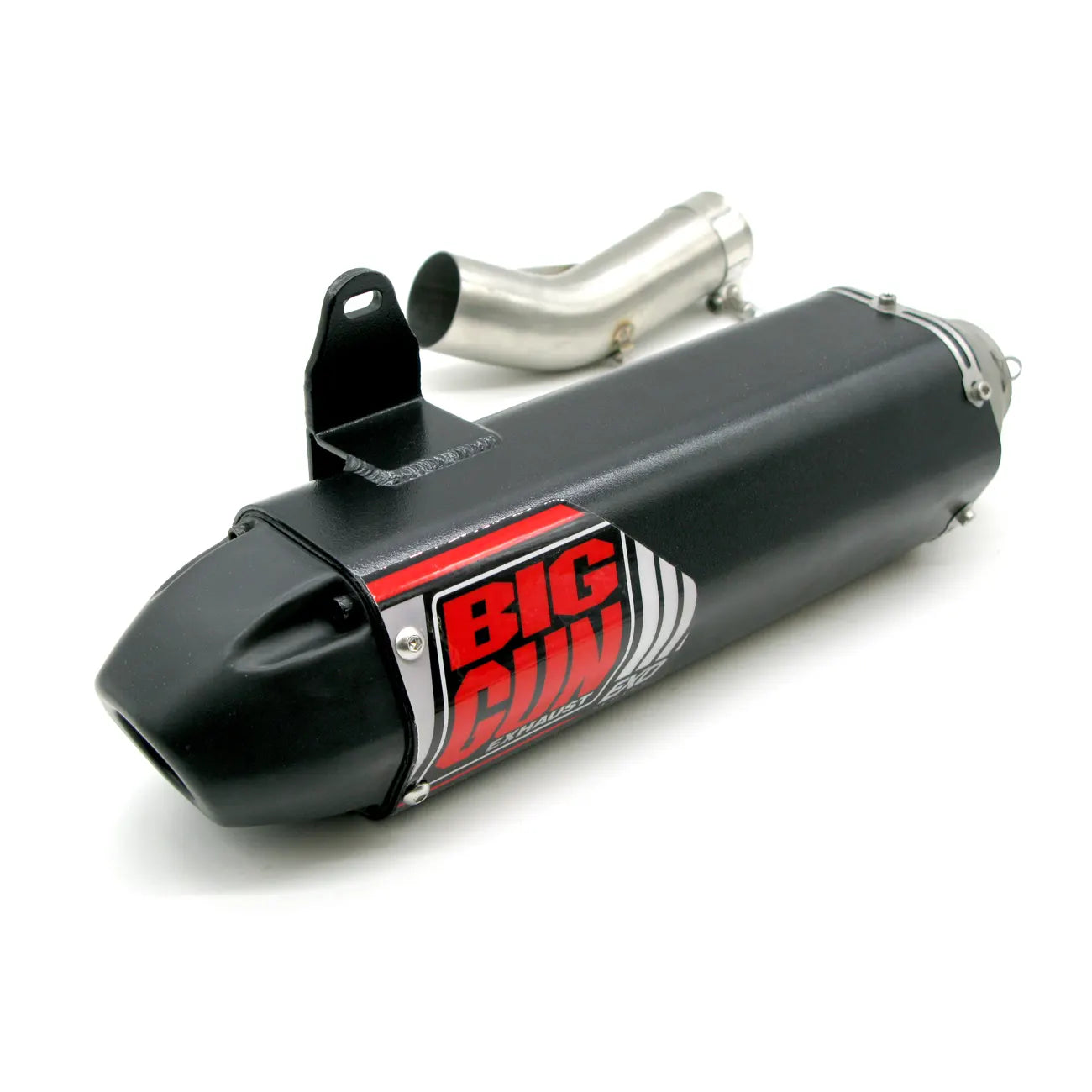 Exhaust - EXO Slip-On Silencer in Black for Honda Applications