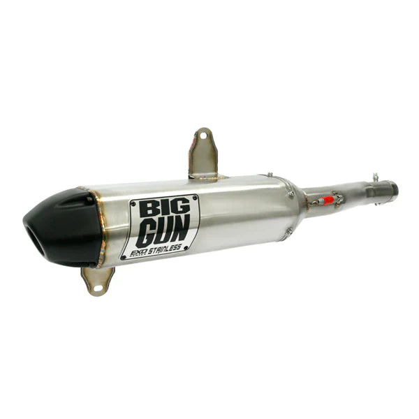 Exhaust - EXO Stainless Slip-On Silencer for Suzuki Applications