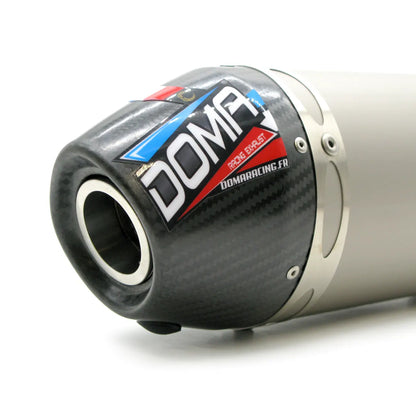 Exhaust - MX Stainless/Carbon for Yamaha Raptor 700