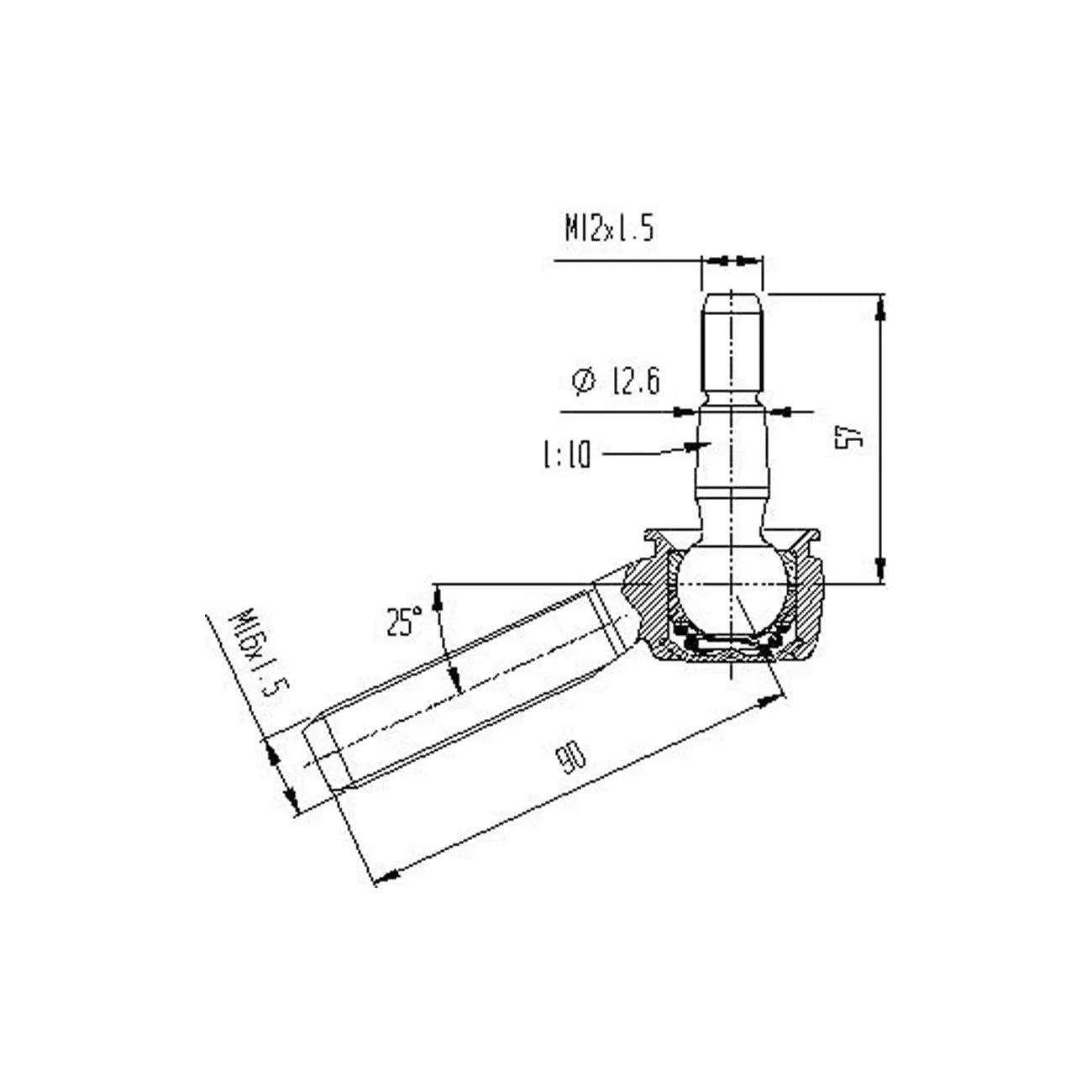 A-Arm Ball Joint (Goldspeed A-Arms-Upper) for Honda/Suzuki Applications