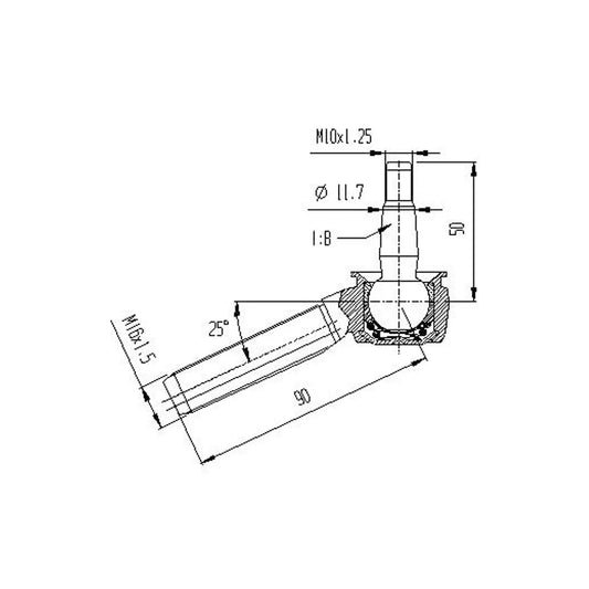 A-Arm Ball Joint (Goldspeed A-Arms-Upper) for Kawasaki/Suzuki/Yamaha Applications