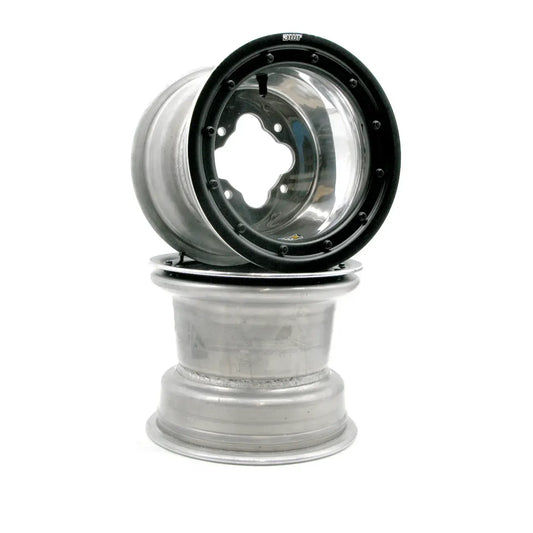 Wheels - G3 Beadlock 9"/10" Pair Polished (Solid Rings)