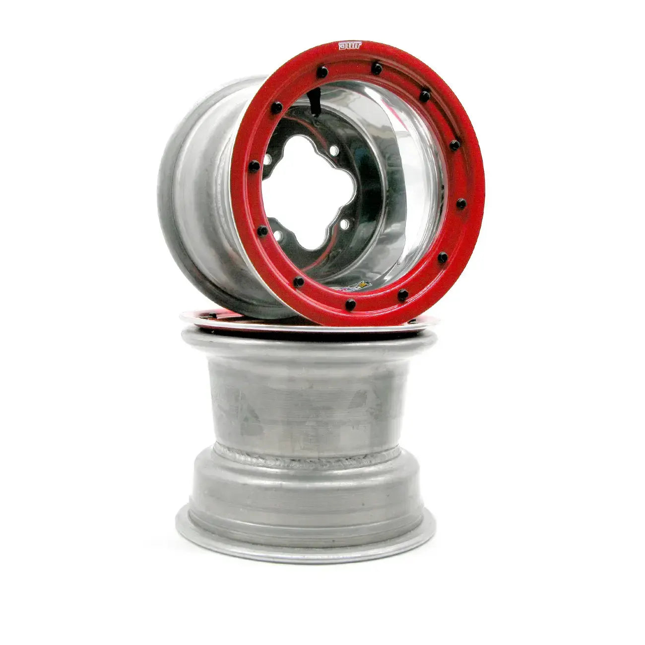 Wheels - G3 Beadlock 9"/10" Pair Polished (Solid Rings)