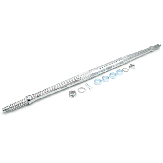 Axles - Silver Tech Axle (+2"/+2" +4" overall) for Suzuki LTR450