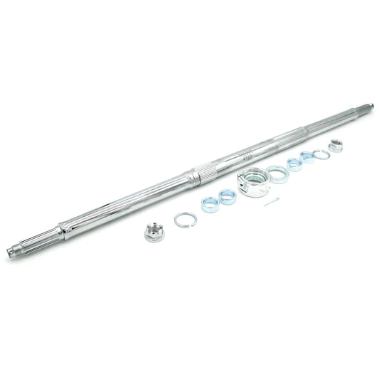 Axles - Silver Tech Axle (+2"/+2" +4" overall) for Yamaha Raptor 350
