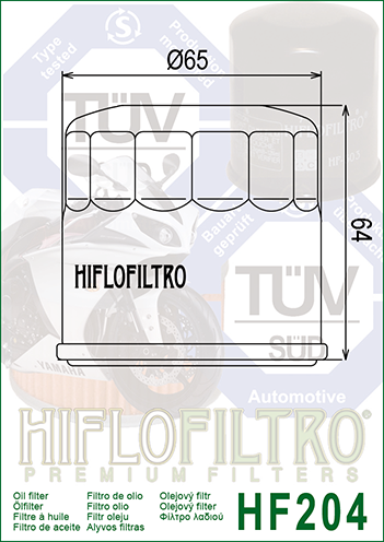 Oil Filter for Kawasaki KFX700/Yamaha Grizzly/Kodiak 700
