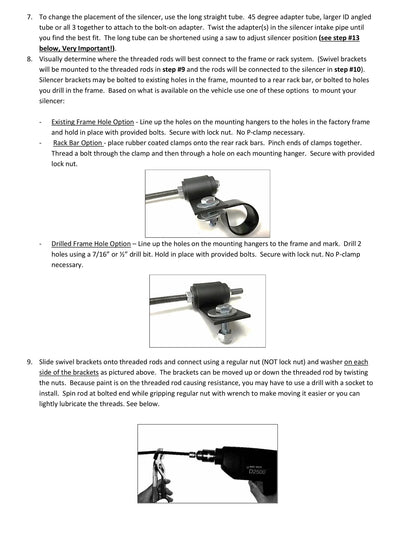 Exhaust - Benz Silent Rider Auxiliary Muffler for Yamaha Applications