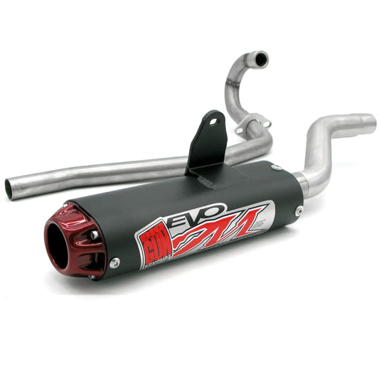 Exhaust - EVO M Full Exhaust System in Black for Yamaha Raptor 90