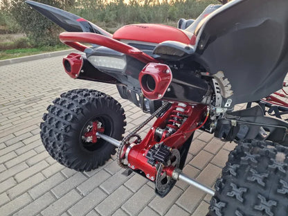 Exhaust - Force-4 Twin Megaphone Comp Full Exhaust Twin System for Yamaha Raptor 700