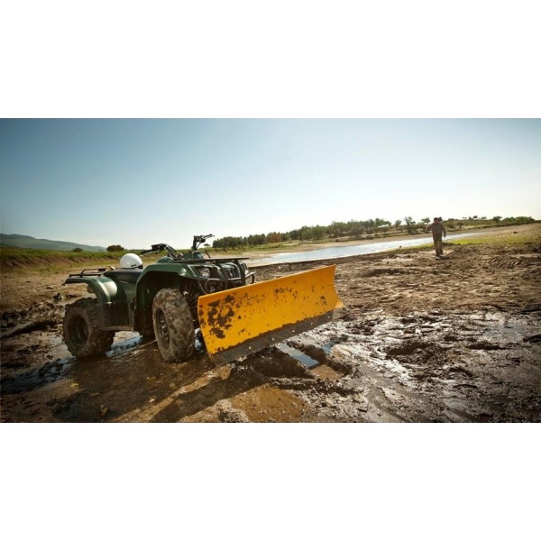 Yamaha Grizzly 350 4WD with plough attachment